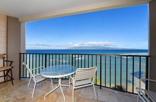 Kahana Condo | Sunshine + Rainbows = #1206 at Valley Isle with Direct Ocean Front Views!