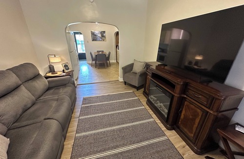 Racine House | Super Clean, Snug 2BR: Convenient to Geneva College, Fire Pit & Big TV