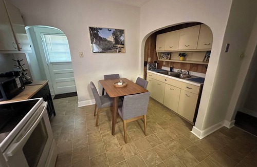 Racine House | Super Clean, Snug 2BR: Convenient to Geneva College, Fire Pit & Big TV