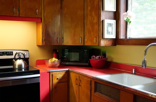West Falls House | Tasteful Riverfront Mid-Century Modern Bungalow — 4 season rental