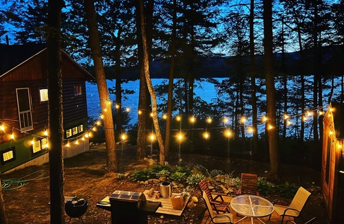Rome Cabin | The Map House - Western facing updated fishing cabin on Long Pond lake