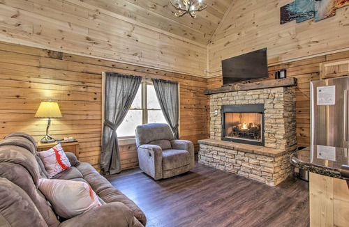 Chalet Village North Cabin | 'The Phoenix' Gatlinburg Cabin w/Hot Tub!