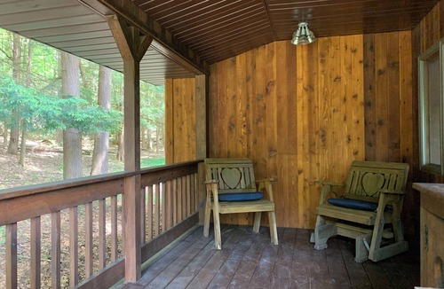 Allegany Cabin | This beautiful Lodge in the woods is perfect for year round enjoyment!