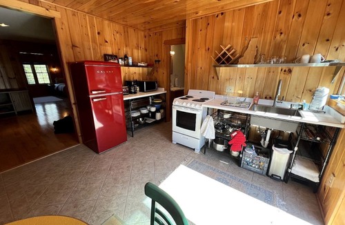 Sandgate Cabin | Tranquil Cabin Hideaway with Firepit and Riverfront Views on the Green River in Vermont