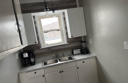 Berlin Apartment | Two BR close to ATV trails, hiking trails and ski areas, kayaking on the river.