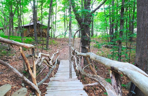 West Pawlet House | Uniquely Crafted Tree House Rental near Lake Saint Catherine, Vermont