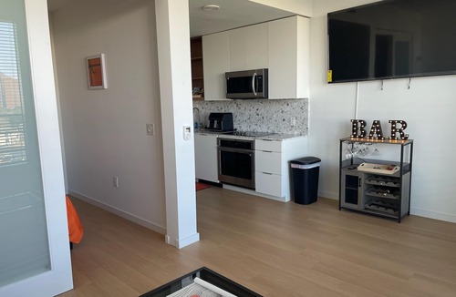 Dallas Design District Apartment | Upscale Urban Oasis: Fashion-Forward Dallas Apartment