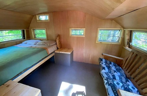 Chatham House | Vintage Camper Rental for Secluded Getaway in Chatham Hills, New Hampshire