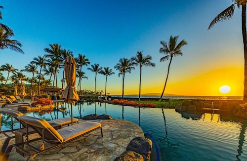 Wailea Apartment | Wailea Beach Villas Oceanfront 3 BR Sleeps 6 Villas Luxury Beachfront Living Complimentary Car with 6 Nights WBV-PH505 by KBM
