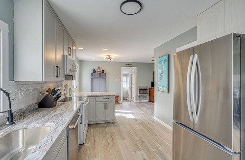 Broadkill Beach Cottage | Walk to Broadkill Beach: Sleek Family Home w/Deck