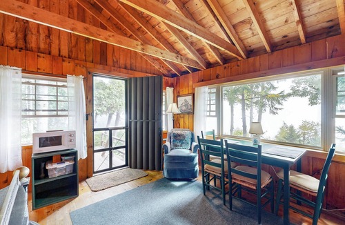 Northport Cabin | Water Views & Deck! Peaceful Northport Escape