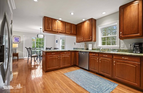 Bayville House | Waterfront 3BR East Boothbay retreat with ocean views, deck, WiFi.