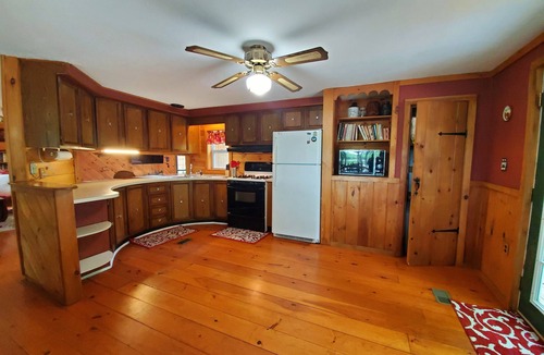 Bryant Pond Cabin | Waterfront and Mountain view a HOT TUB, Unlimited KARAOKE and Pet Friendly!