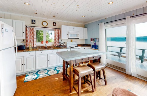 Hall Quarry House | Waterfront, dog-friendly home on Somes Sound with amazing view & firepit