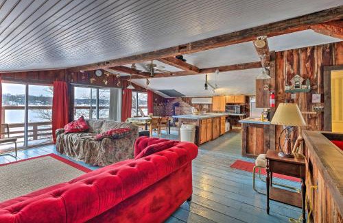 Lake George House | Waterfront Glen Lake Cabin w/Boat Dock & Deck
