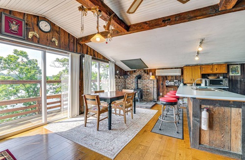 Lake George Cabin | Waterfront Glen Lake Cabin w/Boat Dock & Deck