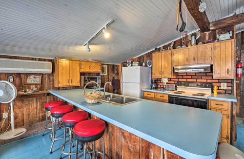 Lake George Cabin | Waterfront Glen Lake Cabin w/Boat Dock & Deck