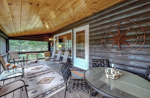 Northeast Somerset House | Waterfront Home on Moose River with Firepit, Porch, Pool Table, Great River View