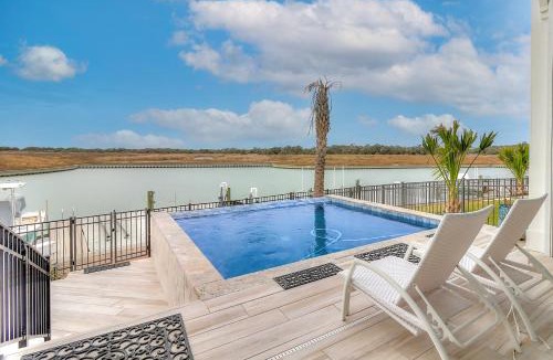 Rockport House | Waterfront Paradise, Private Pool & Dock, Poolside TV & Multi-TV Game Room