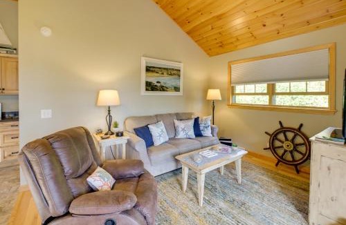 Prospect Harbor House | Waterfront Prospect Harbor Cottage: Yard, Fire Pit