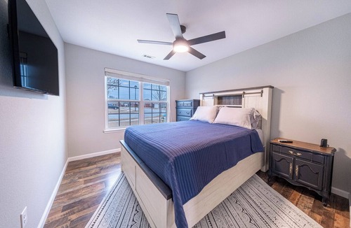 Fayetteville House | Welcome to The Coves Getaway — a peaceful, family-friendly 4-bedroom home.