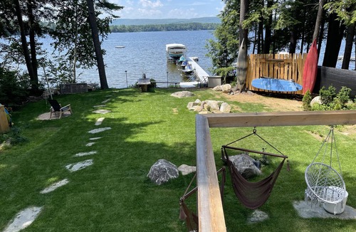 Belgrade Cottage | Winter Lakefront Cabin on Great Pond, Hot Tub