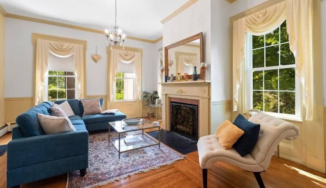 A historic, opulent retreat surrounded by sprawling lawns and peaceful countryside beauty.