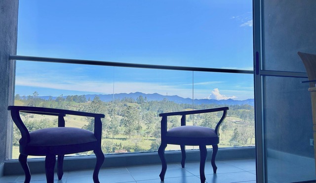 A newly built complex in the heart of Rionegro with a scenic view.