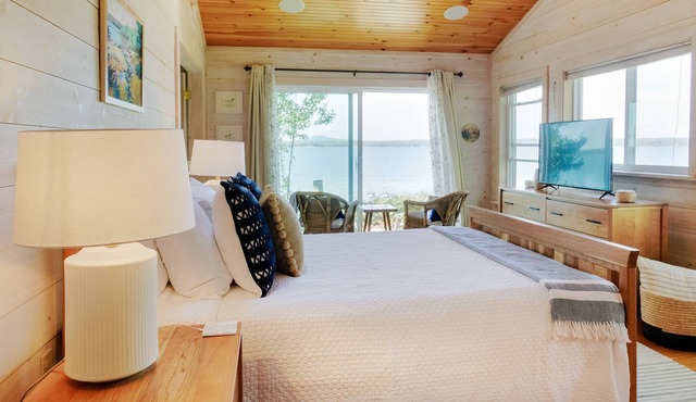 Acadia Waterfront Retreat w/ Private Beach+Studio