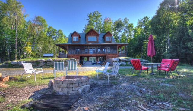 adirondack style all season lodge/resort on a natural glacier pond- SPECIAL RATE
