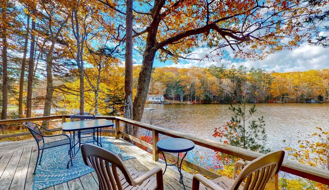 Adorable Lakefront Cottage with Free WiFi, Full Kitchen, Gas Grill, & Dock