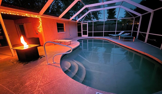 Beach Home with Pool 1 mile from Beach!