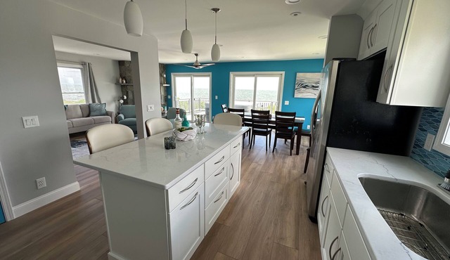 Beautiful Ocean Front House with Private Beach, Hot Tub and Spectacular Sunsets