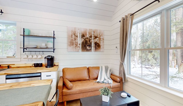 Brand-new dog-friendly home near Hancock Pond with firepit, grill, streaming, AC