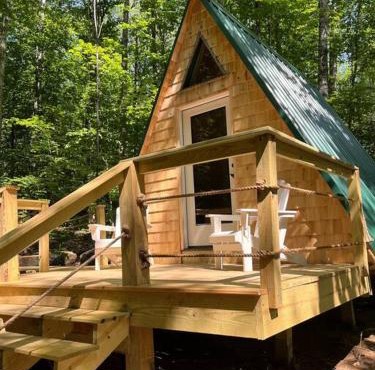 Cabin in Maine Woods-The Bogey