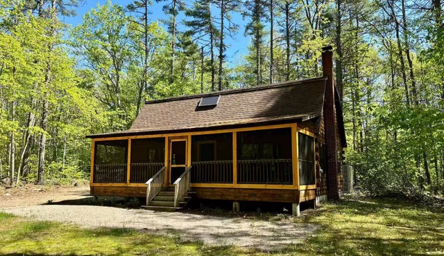 Cabin w/AC at Lake Arrowhead: Firepit, Fishing, and Movie Screen