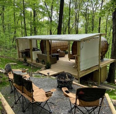 Canopy Treehouse - Glamp Design with Amazing Views, Wildwood, GA