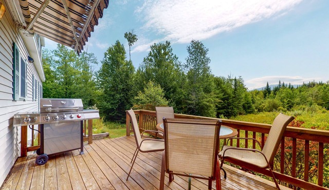 Charming home with mountain view, fireplace, skiing, fast WiFi, & washer/dryer