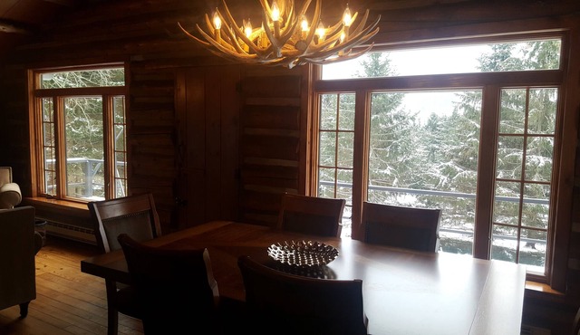 Cozy authentic log cabin home minutes from Holimont/Holiday Valley.