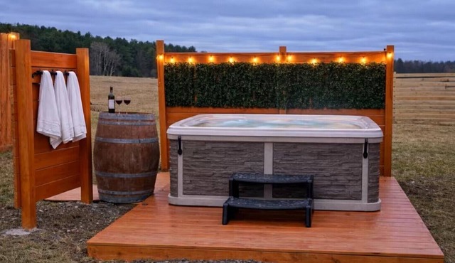 Cozy Cabin Hot Tub Wineries Sunset Views 1