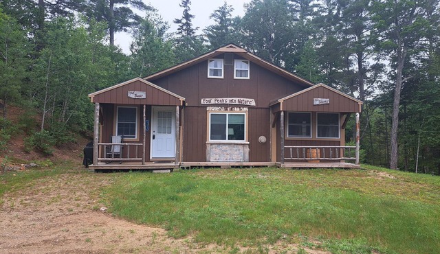 Cozy cabin nestled on 20 private acres, hiking trail and pet friendly.