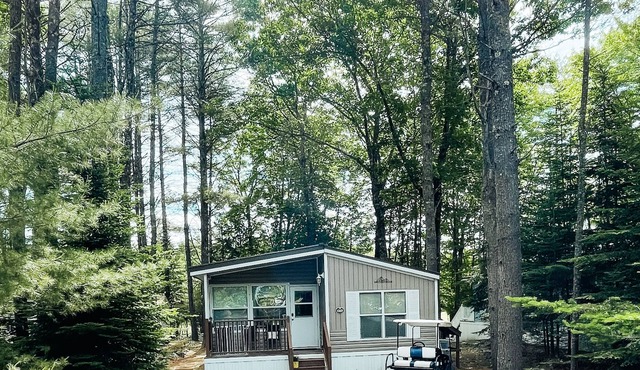 Cozy cottage on the 9th fairway at Point Sebago