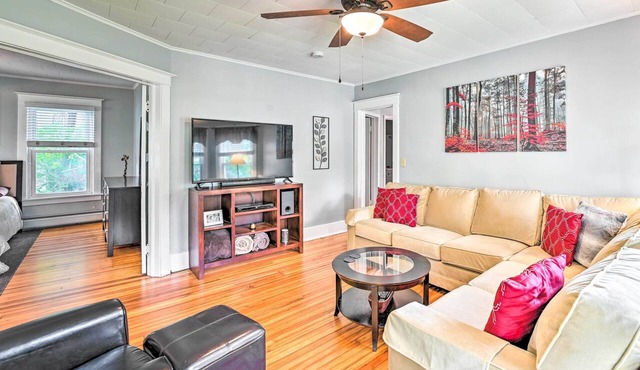 Cozy + Walkable Delmar Getaway w/Fire Pit!