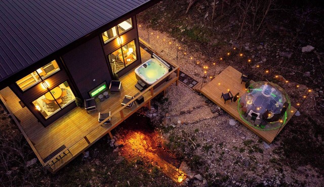 Creek Cabin | Swim in Natural Pool | Hot Tub+Dome