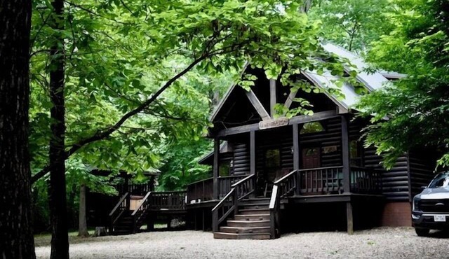 Deep in the hardwoods near the end of Timber Creek Trail, you will discover this
