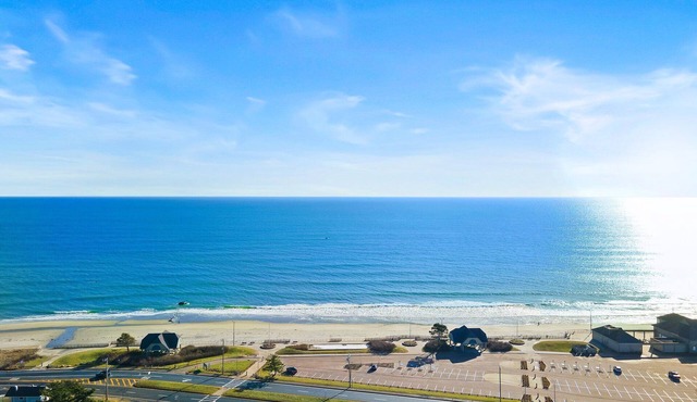 Direct water views across from Scarborough beach