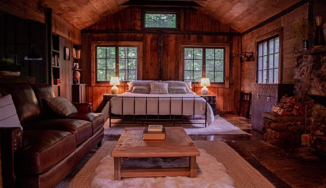 Escape to another world in a renovated 130 y.o. cabin on 850 acres.