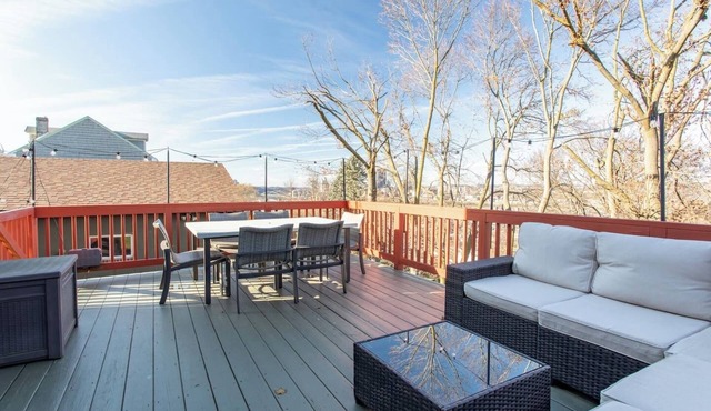 Family-Friendly Getaway with Rooftop Views
