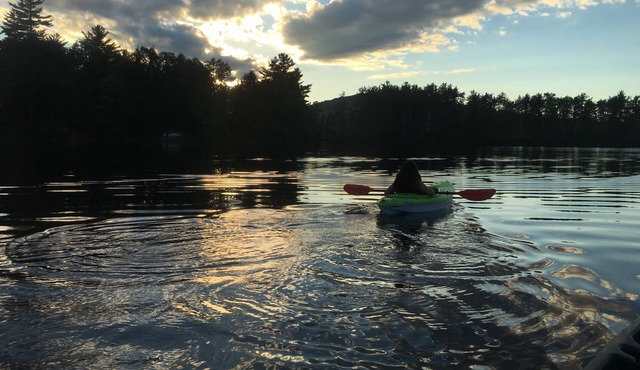 Family/pet friendly non-smoking chalet with private dock and waterfront.