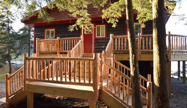 Four seasons Boathouse on Tupper Lake